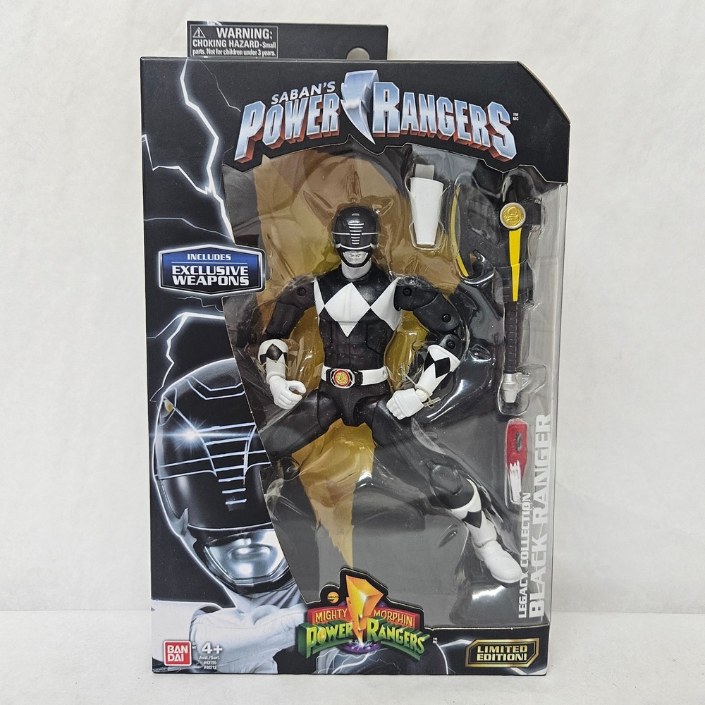 Bandai Power‎ Rangers Legacy Collection Black Ranger 2017 Limited Edition #40212